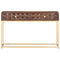 vidaXL Console Table 122x36x75 cm Solid Mango Wood