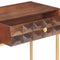 vidaXL Console Table 122x36x75 cm Solid Mango Wood