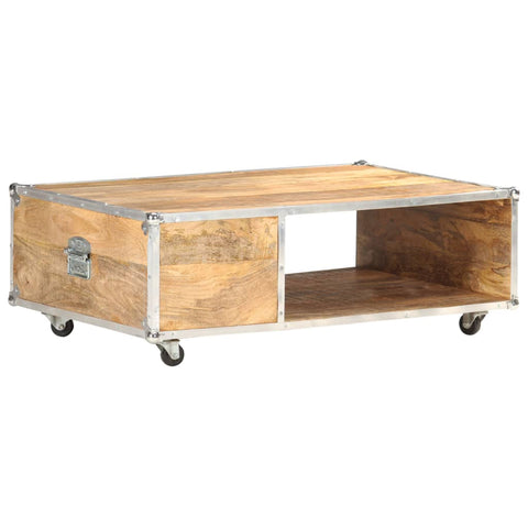 vidaXL Coffee Table 89x59x33 cm Solid Rough Mango Wood