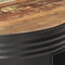 vidaXL Coffee Table Black 68x68x36 cm Solid Reclaimed Wood