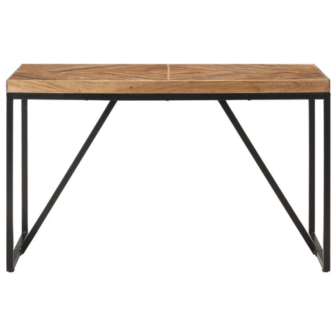 vidaXL Dining Table 120x60x76 cm Solid Acacia and Mango Wood