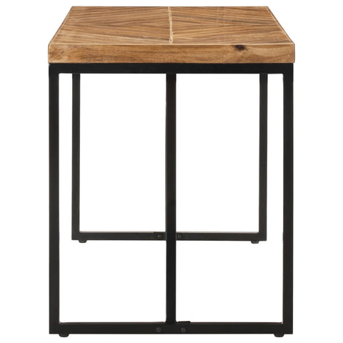 vidaXL Dining Table 120x60x76 cm Solid Acacia and Mango Wood
