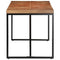 vidaXL Dining Table 140x70x76 cm Solid Acacia and Mango Wood