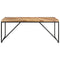 vidaXL Dining Table 180x90x76 cm Solid Acacia and Mango Wood