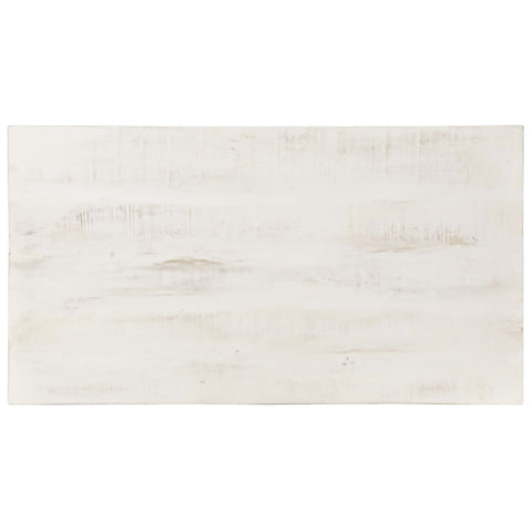 vidaXL Coffee Table White 110x60x45 cm Solid Mango Wood