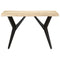 vidaXL Dining Table 120x60x76 cm Solid Mango Wood