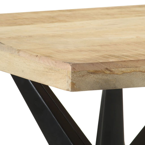 vidaXL Dining Table 120x60x76 cm Solid Mango Wood