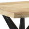 vidaXL Dining Table 120x60x76 cm Solid Mango Wood