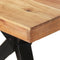 vidaXL Dining Table 200x90x76 cm Solid Acacia Wood