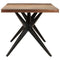 vidaXL Dining Table 200x90x76 cm Solid Reclaimed Wood