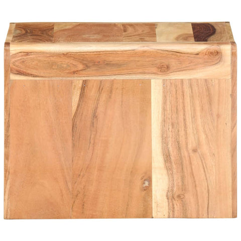 vidaXL Side Table 43x40x30 cm Solid Acacia Wood