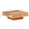 vidaXL Coffee Table 80x80x28 cm Solid Acacia Wood