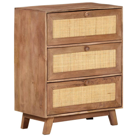 vidaXL Sideboard 61x35x76 cm Solid Mango Wood