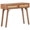 vidaXL Console Table 100x35x76 cm Solid Mango Wood