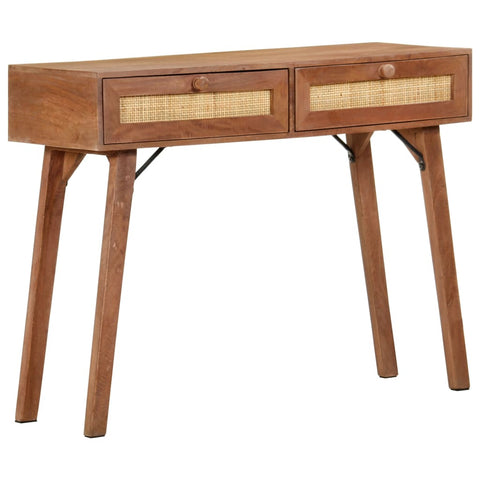 vidaXL Console Table 100x35x76 cm Solid Mango Wood