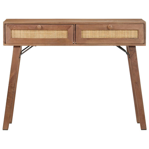 vidaXL Console Table 100x35x76 cm Solid Mango Wood