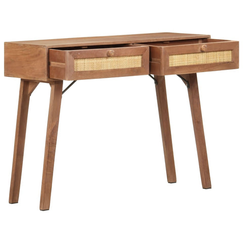 vidaXL Console Table 100x35x76 cm Solid Mango Wood