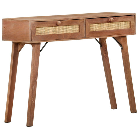 vidaXL Console Table 100x35x76 cm Solid Mango Wood