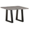 vidaXL Coffee Table with Live Edges 60x60x40 cm Solid Acacia Wood