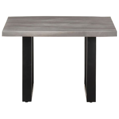 vidaXL Coffee Table with Live Edges 60x60x40 cm Solid Acacia Wood