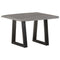 vidaXL Coffee Table with Live Edges 60x60x40 cm Solid Acacia Wood