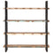 vidaXL 4-Tier Bookcase 160x40x180 cm Solid Reclaimed Wood
