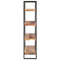 vidaXL 4-Tier Bookcase 160x40x180 cm Solid Reclaimed Wood