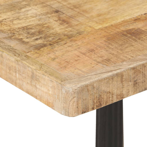 vidaXL Bistro Table 60x60x77 cm Rough Mango Wood