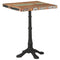 vidaXL Bistro Table 60x60x76 cm Solid Reclaimed Wood