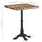 vidaXL Bistro Table 60x60x76 cm Solid Reclaimed Wood