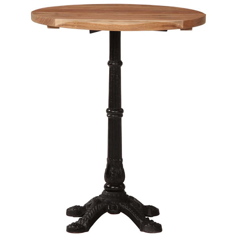 vidaXL Bistro Table Ø60x76 cm Solid Acacia Wood