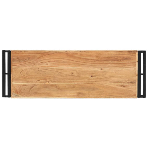 vidaXL Console Table 90x30x75 cm Solid Acacia Wood
