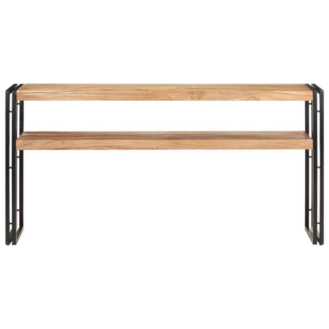 vidaXL Console Table 150x30x75 cm Solid Acacia Wood