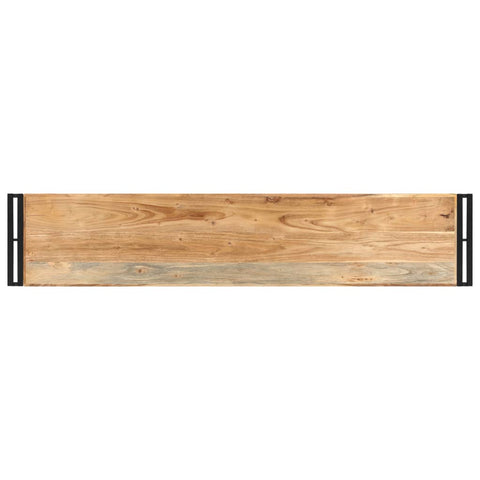 vidaXL Console Table 150x30x75 cm Solid Acacia Wood