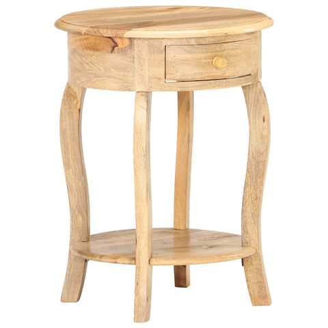 vidaXL Side Table 37x37x61 cm Solid Mango Wood