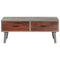 vidaXL Coffee Table Grey 100x60x40 cm Solid Rough Mango Wood