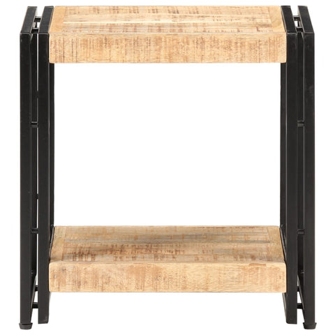 vidaXL Side Table 40x30x40 cm Rough Mango Wood