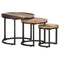 vidaXL Side Tables 3 pcs Solid Reclaimed Wood