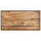 vidaXL Dining Table 140 cm Rough Mango Wood