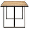 vidaXL Dining Table 160 cm Rough Mango Wood