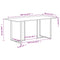 vidaXL Dining Table 160 cm Solid Reclaimed Wood