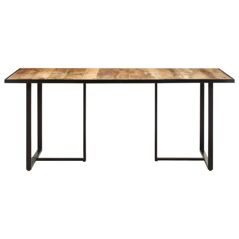 vidaXL Dining Table 180 cm Rough Mango Wood
