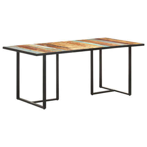 vidaXL Dining Table 180 cm Solid Reclaimed Wood