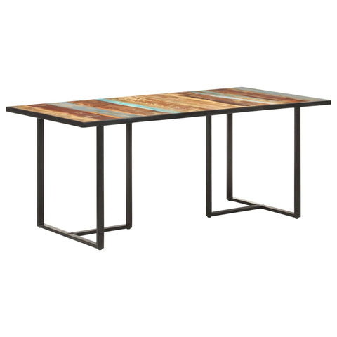 vidaXL Dining Table 180 cm Solid Reclaimed Wood