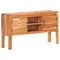 vidaXL Sideboard 116x30x66 cm Solid Acacia Wood