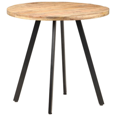 vidaXL Dining Table 80 cm Rough Mango Wood