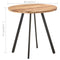 vidaXL Dining Table 80 cm Solid Acacia Wood