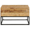 vidaXL Coffee Table 68x68x41 cm Rough Mango Wood