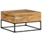 vidaXL Coffee Table 68x68x41 cm Rough Mango Wood