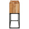 vidaXL Console Table 120x30x75 cm Solid Acacia Wood